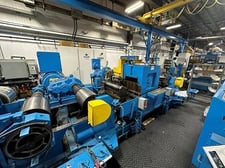 Waterbury-Farrel #ZR16-15, sendzimir 12 high reversing rolling mill, R to L, AGC