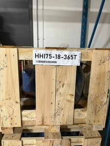75 HP 1800 RPM Hyundai, Frame 365T, TEFC, 230/460 Volts