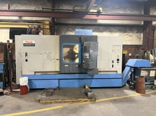 Mazak #Integrex-50-1000U, multi-taksing CNC mill turn live tool, Mazatrol T-Plus, 28" swing, 24" chuck, 1997