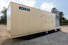 750 KW Kohler #750REOZMD, diesel generator, sound attenuated enclosure, 277/480 Volts, 2023, #091032