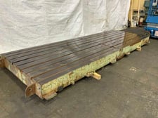 216" x 72" x 11-1/2", T-slotted floor plate, 4 T-slots