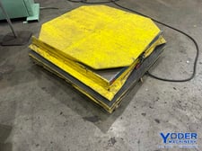 4500 lb. Southworth #Back-Saver, hydraulic lift table, 42" x42" table, 1 HP, push button Control