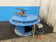 Pedrick #D-10, bending machine, 4-1/2" spindle, 10 HP, new, never used, 2012