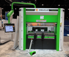72 Ton, Ermak #GP-FX-Servo-6521, CNC Green press brake, 6.6'OA, 92.9" between housing, 11.81" stroke, 23.23"