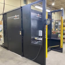 Panasonic, PA-102S, VR-006 robot, G2 controller, indexer table, 60" swg, safety enclosure, 2010
