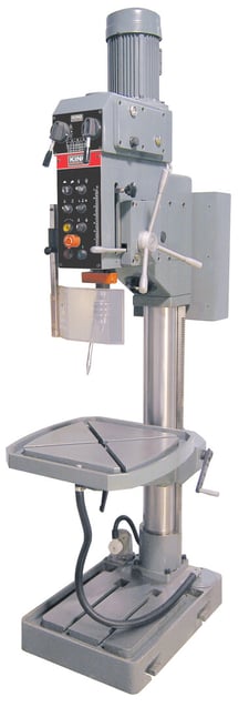 Image for King Canada #KC-50, 1-1/2" gear head drilling machine, 22" x 22" table, 27-1/2" swing, 2" stroke, 550 V.