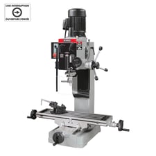 King Canada #KC-45, Gearhead Milling/Drilling Machine, 9-1/2" x 32-1/4" table, 220V