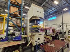 300 Ton, Pacific #300-PF-II, Hydraulic Press, 12" stroke L, 24" open H, 12" close H, 16" throat depth