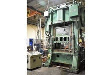 200 Ton, Minster #E2-200-54 Hevi Stamper, straight side double crank press, 6" stroke, 22" Shut Height, S/N