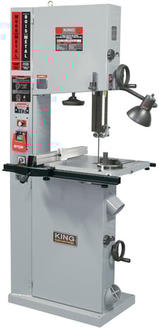 16.25" x 12" King Canada #KC-1700WM-VS, Variable Speed Wood/ Metal Cutting Bandsaw, 131.5" x 0.125"-1" x