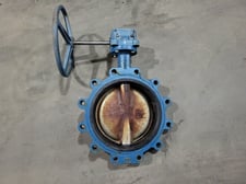14" Dezurik, Butterfly Valve, Class 150, D/I Ductile Iron body, 416 shaft, NBR Seat