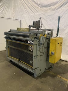 60" x .085" Rowe #C6-60, powered straightener, 100 FPM, 7-1/2 HP, air clutch & brake