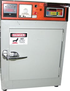11.5" width x 11.5" H x 13" D Yield Engineering #LBIII-M-A, vapor prime vacuum oven, 302°F, 120 V., 1-phase