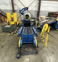 72" x .06 Iowa #SLR-7216-1-CT-150, slear II line, 40000 lb., 19"-24" ID, 6" arbor slitter head, 6-roll