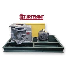 Sturtevant Mill Co., 16" diameter x 10" hinged hammer pulverizer