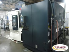 Makino #A51NX, 4-Axis dual pallet horizontal machining center, Fanuc Pro 5, 22" X, 25" Y, 25.2" Z, 14000 RPM
