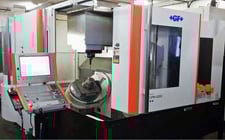 GF Mikron #HPM-450U, 5-Axis CNC vertical machining center, 120 automatic tool changer, 23.6" X, 17.7" X