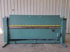 16 gauge x 10' Roto-Die #10, hydraulic brake press, 3' stroke, 7.5 HP, 220 V., 3-phase
