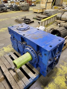 950 HP @ 1407/160 RPM, Hansen #RDG21F-BN-9, industrial gearbox, 8.79 :1 ratio