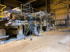 Hymac #PT-13-5, twin wire dewate, (3) tension rolls, 12' rolls, (3) pinch rolls