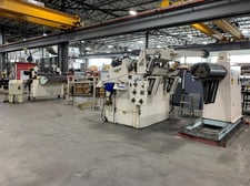 20000 lb. CWP #SMX11154X / 54HDD7 / 6.5R, coil feed lines, 54" x.125" stock, 72" OD, 19"-24.5" ID, 6" rolls