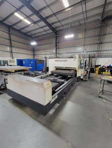 Mazak #Super-Turbo-x510-Champion, Co2 laser cutter, 1800 watt, 5' x10' sheet, 120.9" X, 60.8" Y, 3.5" Z