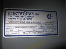 950 KVAR Filtered auto power correction unit, 600 Volts