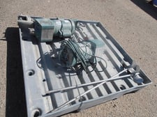Lightnin #ND-1, mixer agitator, .43 HP, includes Stainless Steel 3' shaft & prop