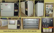 37" width x 37" H x 19" L Despatch #VRC2-10-1, single door solvent rated cabinet oven, electric, 500&deg;F