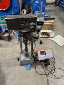 Carlson #MET-200, spring tester, 200 lb. capacity, 12" spring length, 2-1/4" spring diameter, 500-800 per hr