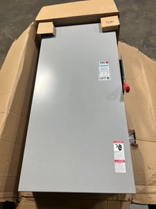 400 Amp. Siemens #HF365NRA, safety disconnect switch, 600 Volts, 3-pole, 3R enclosure
