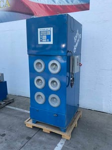 1600 cfm Torit #SDF-6, cartridge type dust collector, 6 filters, checker board Control, 10 HP