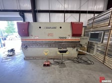 250 Ton, Accurpress #725012, press brake, 12' overall, 124" between housing, 8" stroke, 1-Axis, 2007