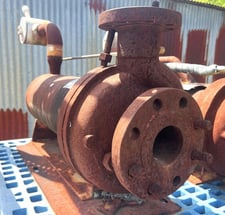 145-240 GPM, Chempump #CVEH-3T, horizontal centrifugal, seal-less pump, 460 V., 24.64 Amps, 3450 RPM, 10 HP