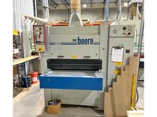 36" x 6" Boere #TPK-900, 2-head, knife planer, 13-52 FPM, 1998