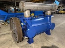 6000 CFM, NES #2BE-42-2BE-426-2BY3-3, single stage vacuum pump, 250 HP, side belt driven