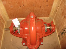 500 GPM, Fairbanks-Morse #4", centrifugal pump, split case horizontal, 100 HP, 1750 RPM, rebuilt