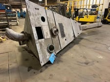 Voith Meri Sedimator #SMF28, stainless steel pull type small heavy reject separ