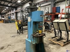 10 Ton, Air-Hydraulic #SH-400, hydraulic press, 6" stroke, 14.5" daylight, 6.25" thrt