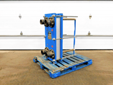 111 sq.ft., Graham, GP258, plate heat exchanger, 195 psig, 304 Stainless Steel