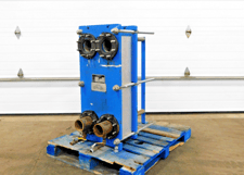 111 sq.ft., Graham, GP237, plate heat exchanger, 195 psig, 304 Stainless Steel