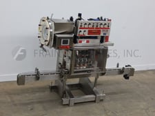 Pack West #Centurion-120, inline, 3 station, 6 spindle, Stainless Steel capper, 20-150 containers per minute