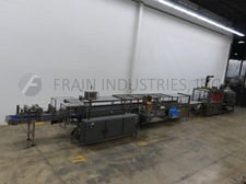 Arpac #TS-2212/45TW28, complete, automatic, continous motion, servo driven, tray forming, packing, upstacking