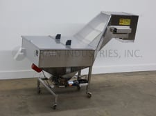 Pace, incline cleated Stainless Steel feeder and hopper