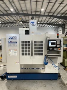 Milltronics #VM20, CNC vertical machining center, 24 automatic tool changer, 40" X, 20" Y, 26" Z, 8000 RPM