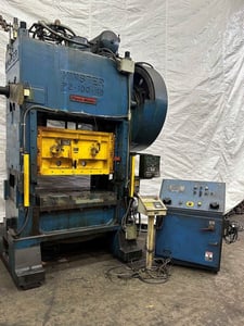 Minster 100 Ton straight side double crank Press, Model P2-100-48 Piecemaker, S/N 17065, STK# 1546