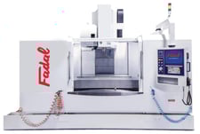 Fadal #VMC6032, CNC vertical machining center, 24 automatic tool changer, 60" X, 32" Y, 30" Z, 10000