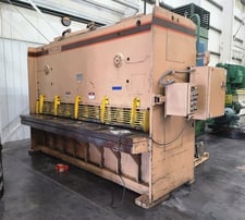 3/4" x 10' Standard Industrial #AS750-10, hydraulic shear, 48" heavy duty back gauge, 12 hold downs, 1997