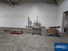 All-Fill Volumetric #VOL-32, 10 nozzle liquid filler with integrated 19' long s