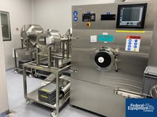 Ohara #LabCoat-II-X, Coating Pan, Stainless Steel, with 10", 10.5", 15", 19", 24" and 30" pans, pan lift, HMI